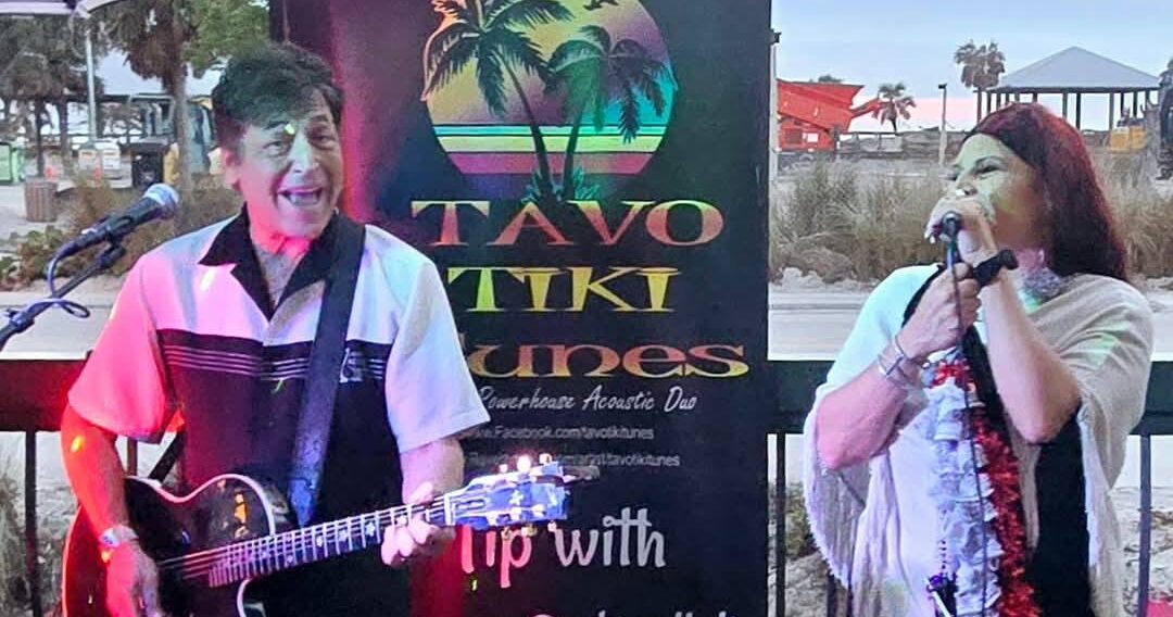 Tavo Tiki Tunes performing at Riviera Bar & Grill